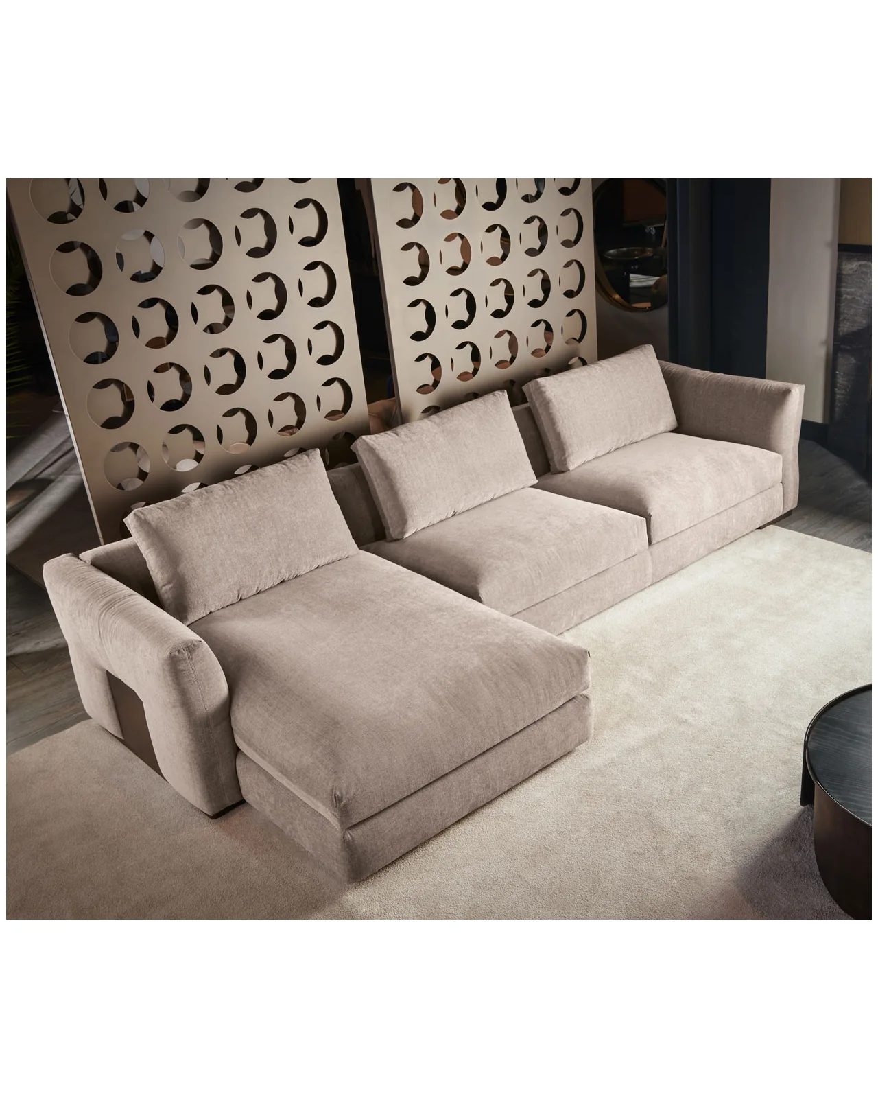 Montecarlo Angular sofa by Cantori, in an interior setting, photo 3 of 8