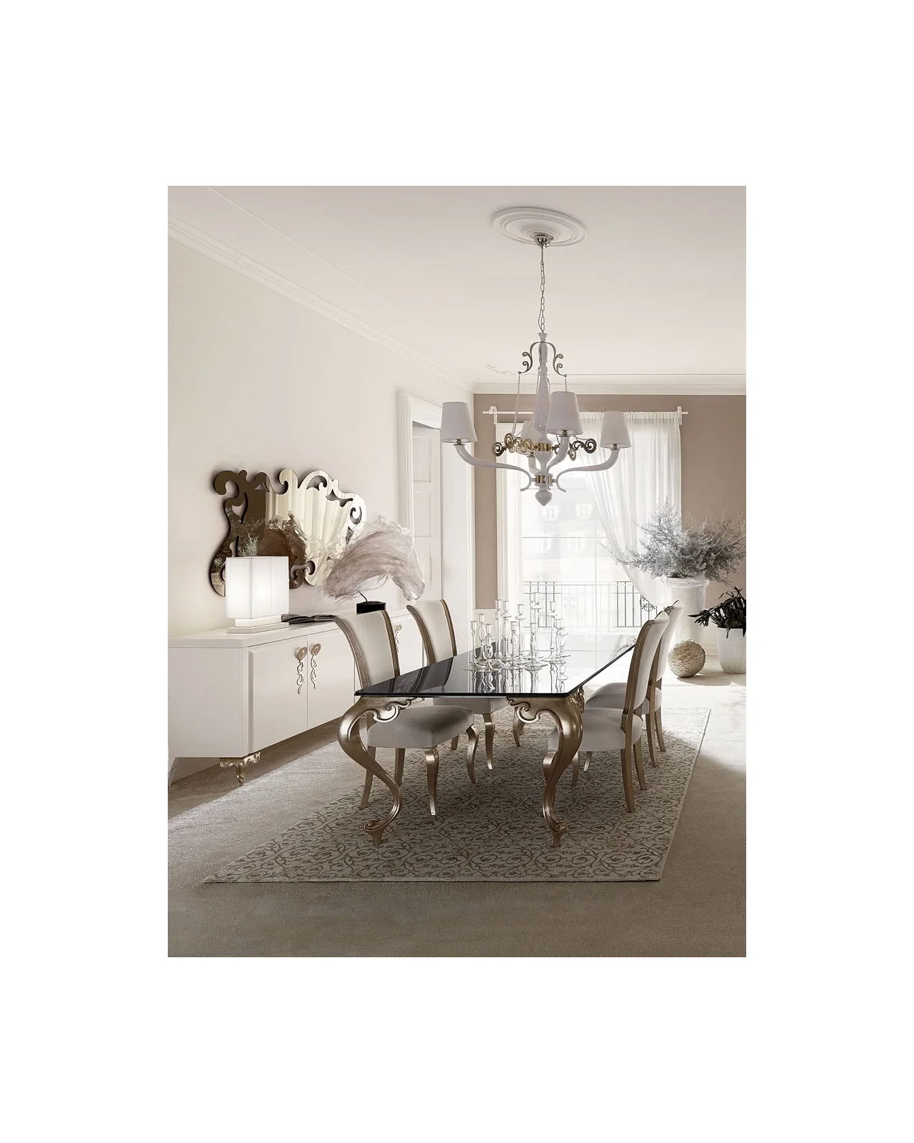Raffaello dining chair by Cantori, in an interior setting, photo 2 of 4