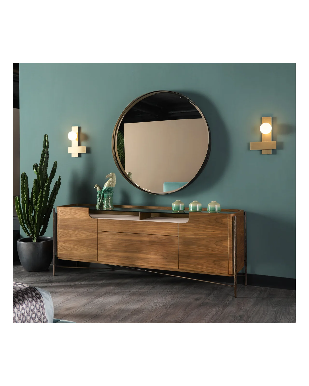 Credenza Shanghai per soggiorno e camera da letto di Cantori, in ambientazione, foto 3 di 7