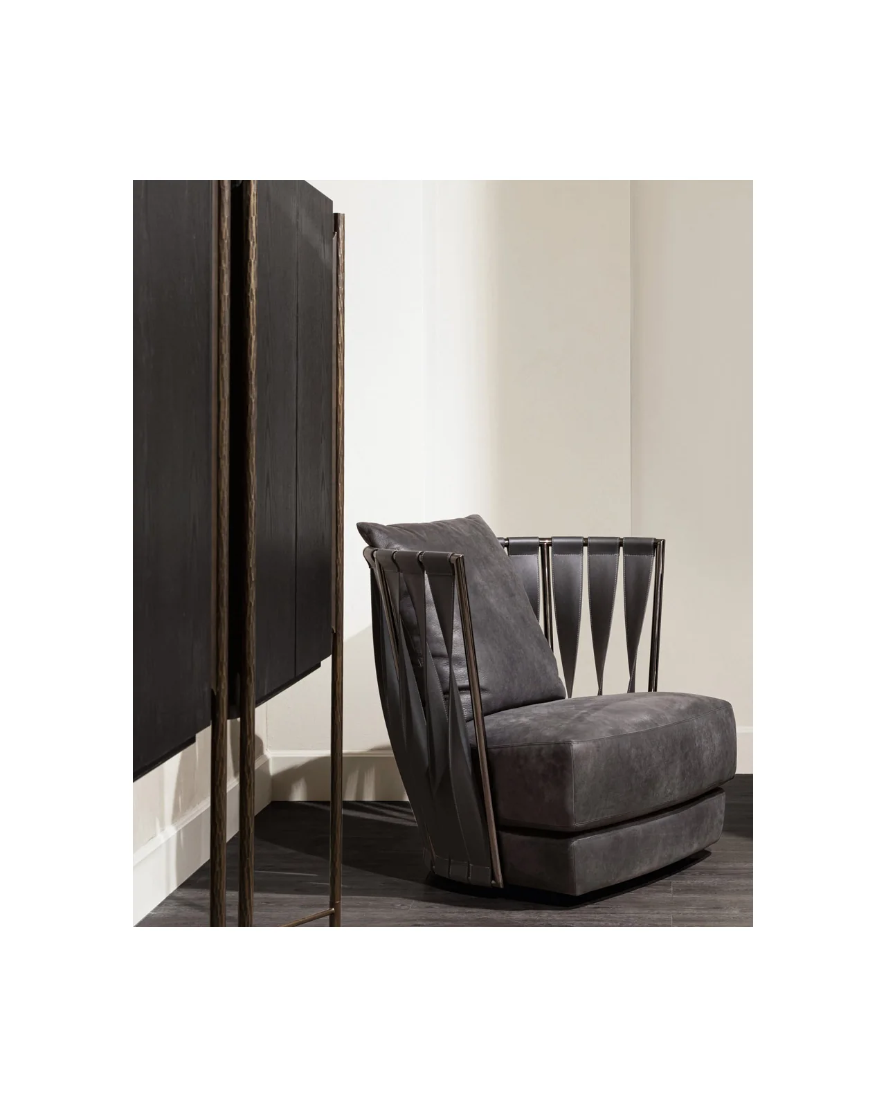 Twist armchair by Cantori, in an interior setting, photo 9 of 12