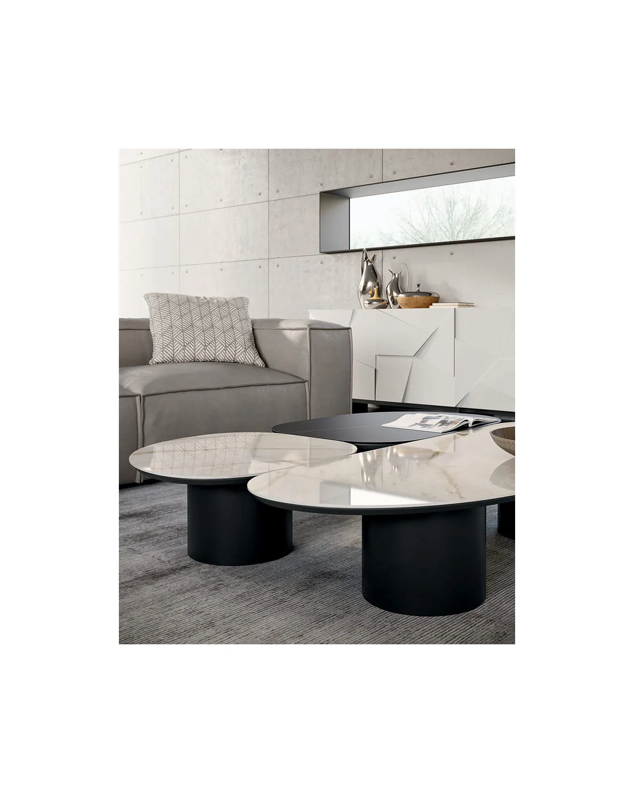 Atollo coffee table by Dall'Agnese, in an interior setting, photo 5 of 6