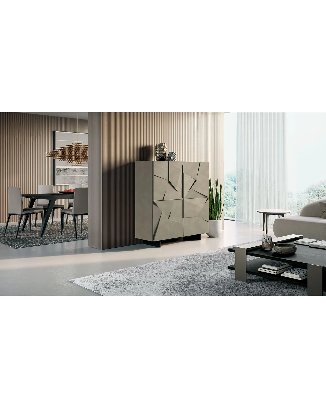 Concrete sideboard by Dall'Agnese, in an interior setting, photo 6 of 9