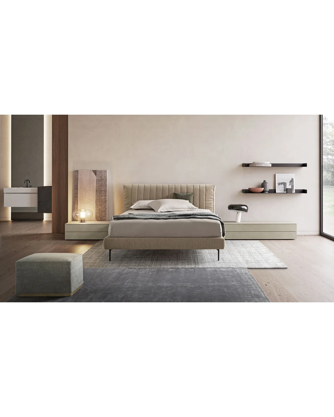Letto Goose di Dall'Agnese, in ambientazione, foto 3 di 5, catalogo Nobili Design