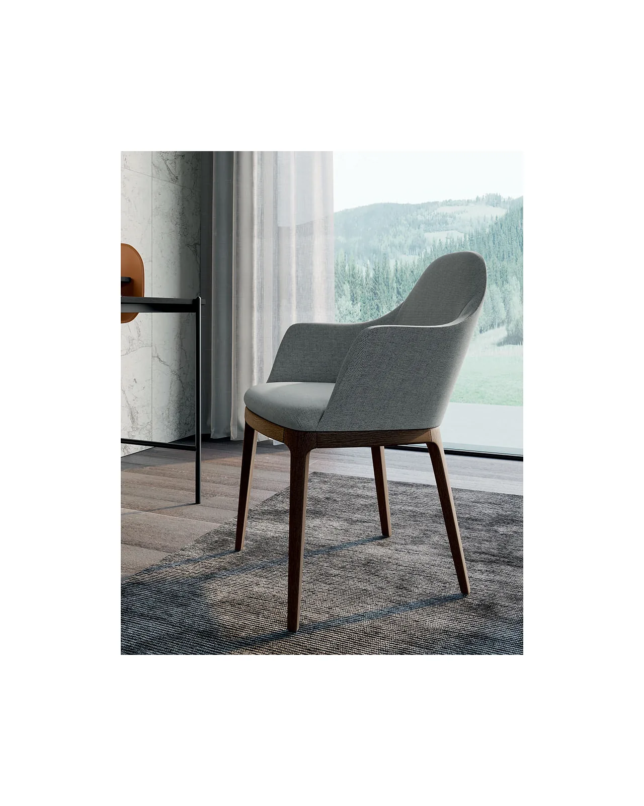 Gulp dining chair by Dall'Agnese, in an interior setting, photo 5 of 7