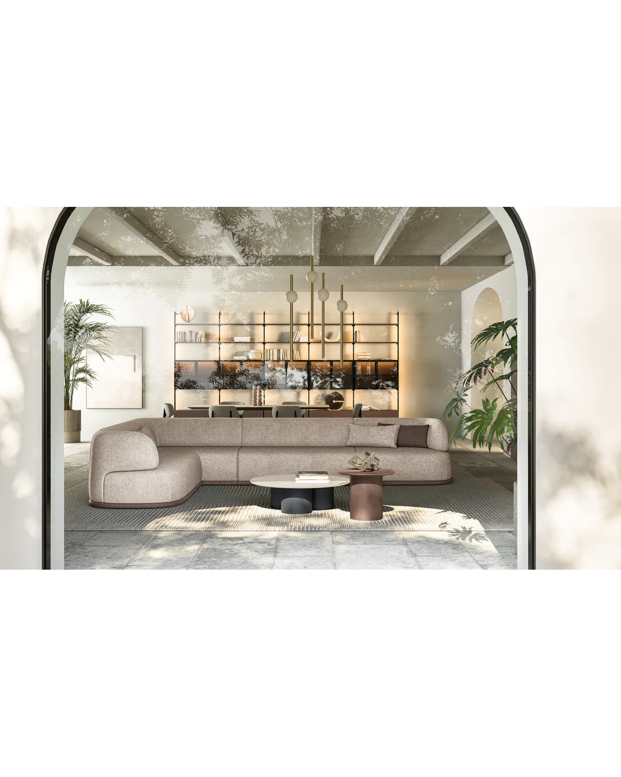 Inemuri sofa by Dall'Agnese, in an interior setting, photo 1 of 3, Nobili Design catalog