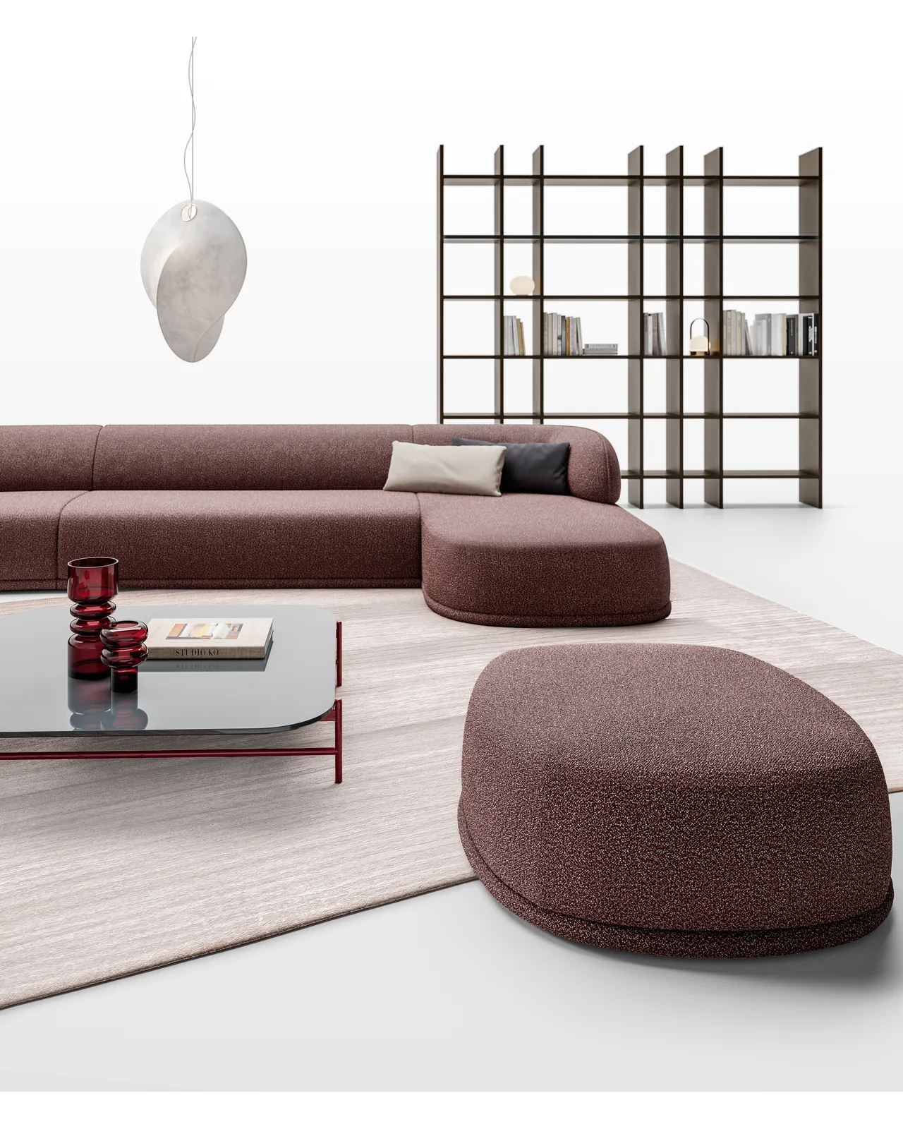 Inemuri sofa by Dall'Agnese, in an interior setting, photo 2 of 3, Nobili Design catalog
