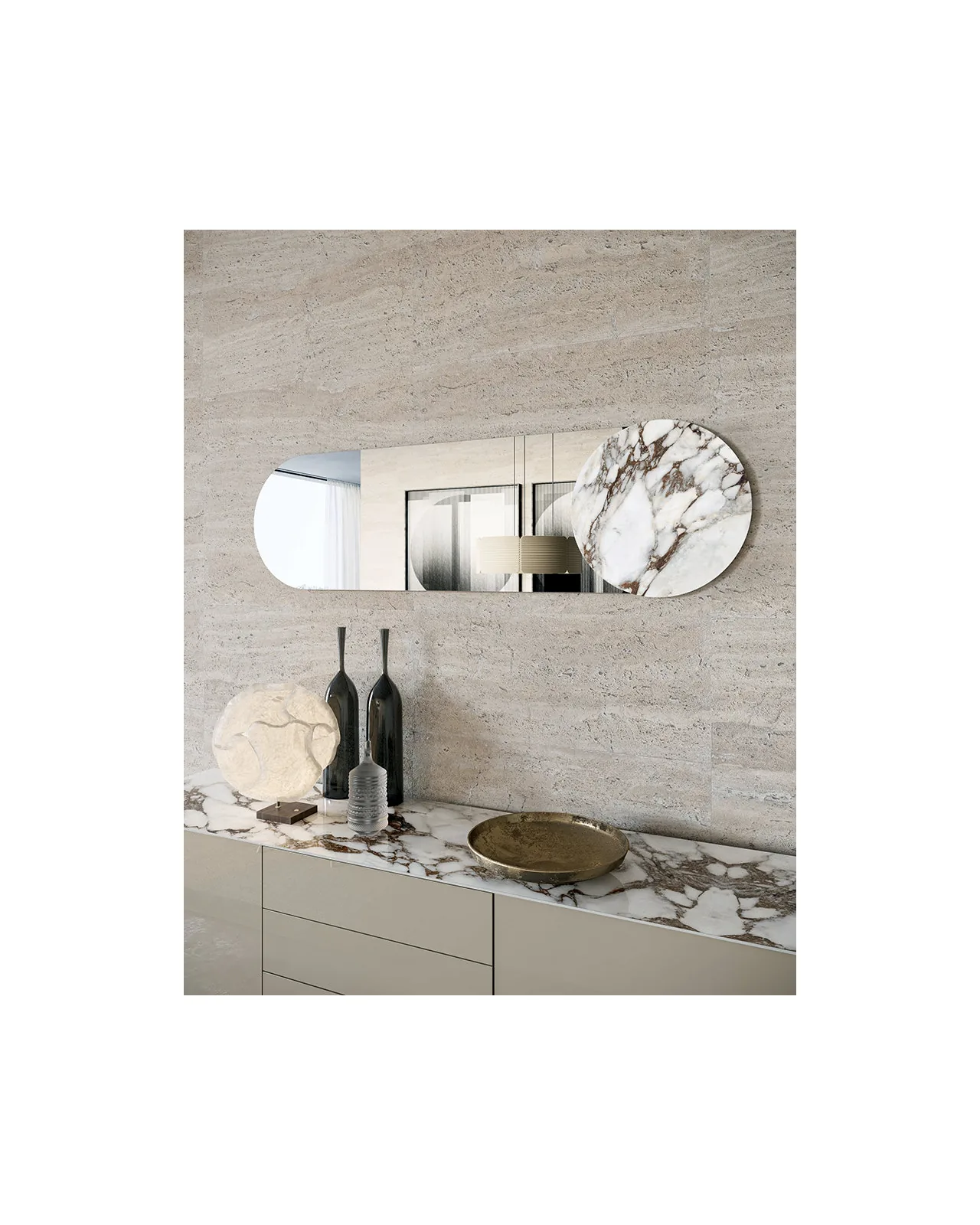 Specchio Juno di Dall'Agnese, in ambiente, foto 3 di 4, catalogo Nobili Design