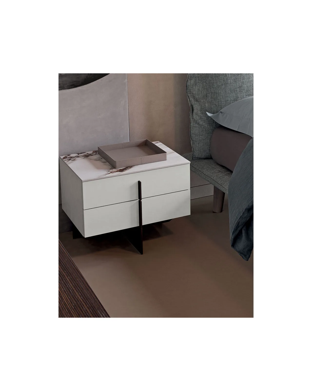 Katana nightstand by Dall'Agnese, in an interior setting, photo 1 of 4