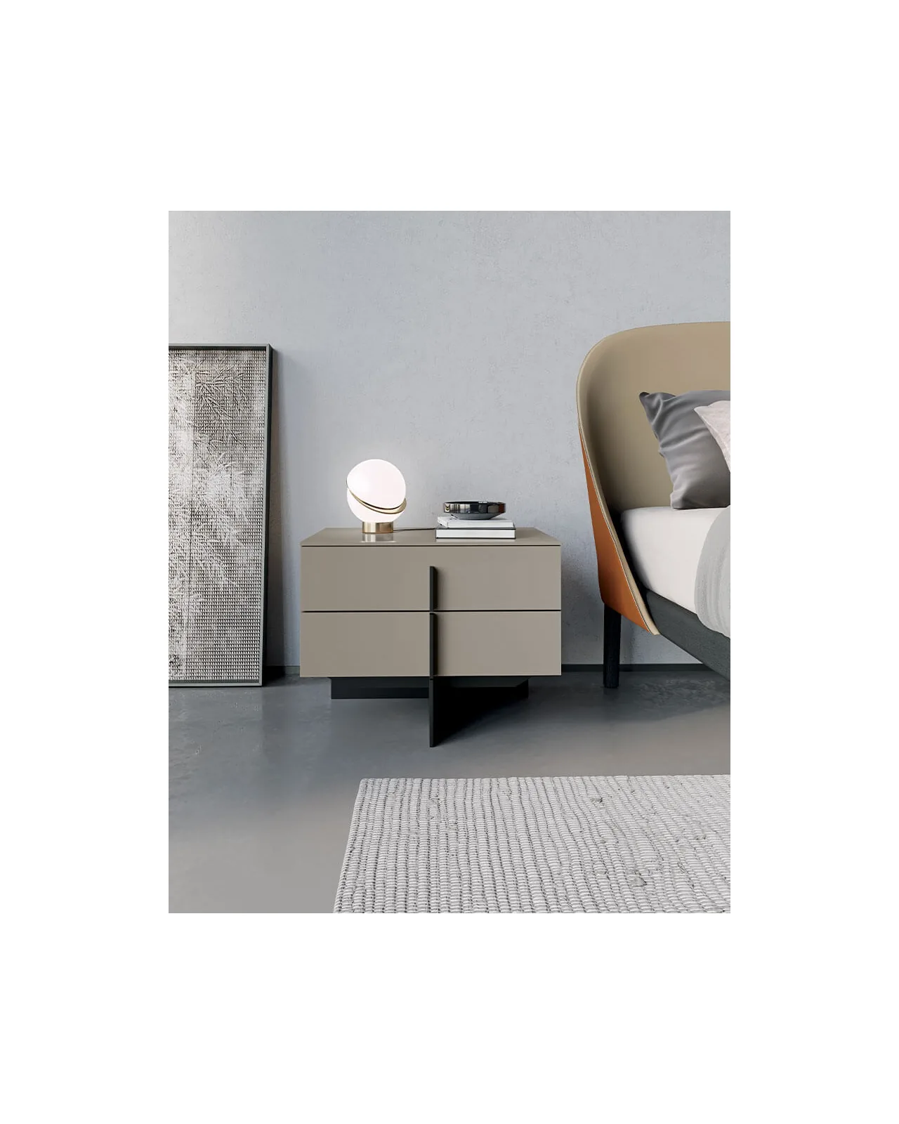 Katana nightstand by Dall'Agnese, in an interior setting, photo 2 of 4