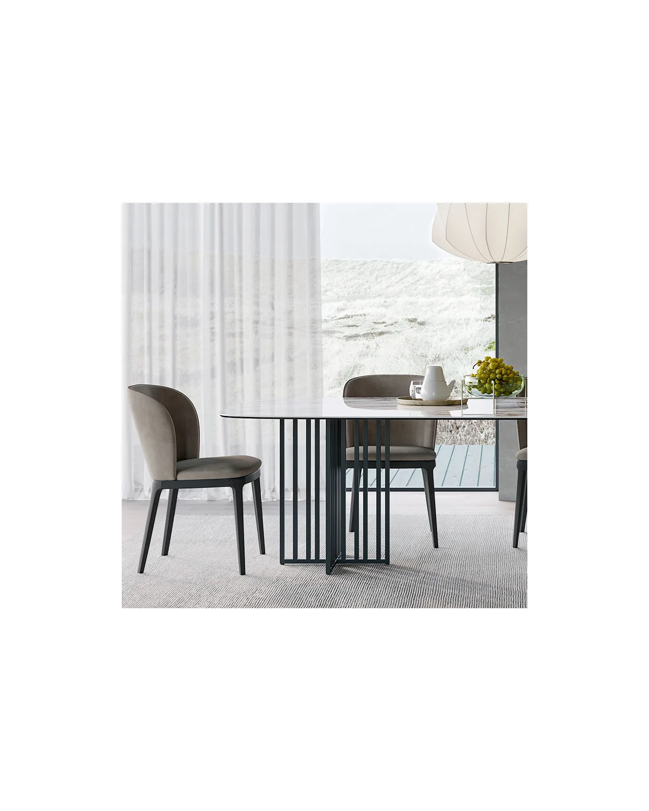 Kiri dining table by Dall'Agnese, in an interior setting, photo 3 of 7