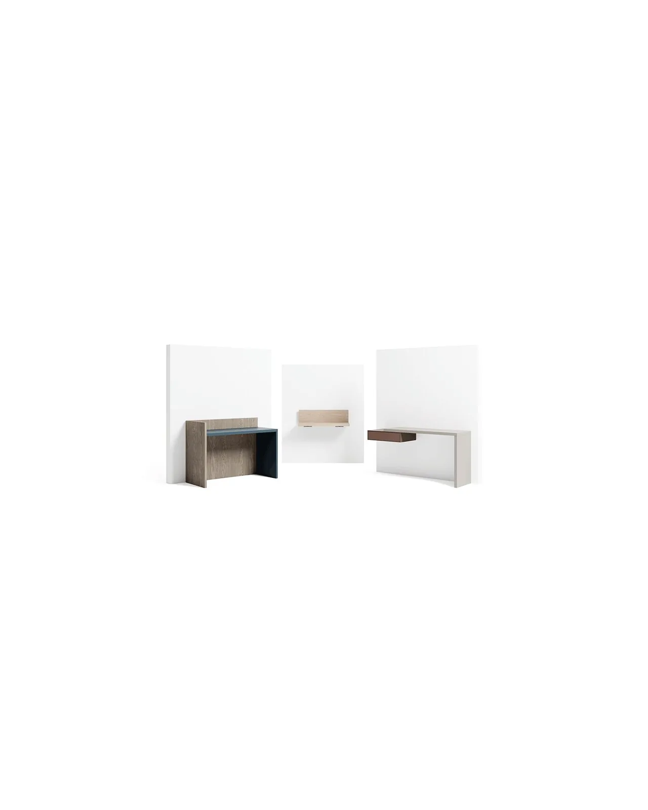 Scrivania Modula di Dall'Agnese, vista in studio, foto 1 di 10, catalogo Nobili Design