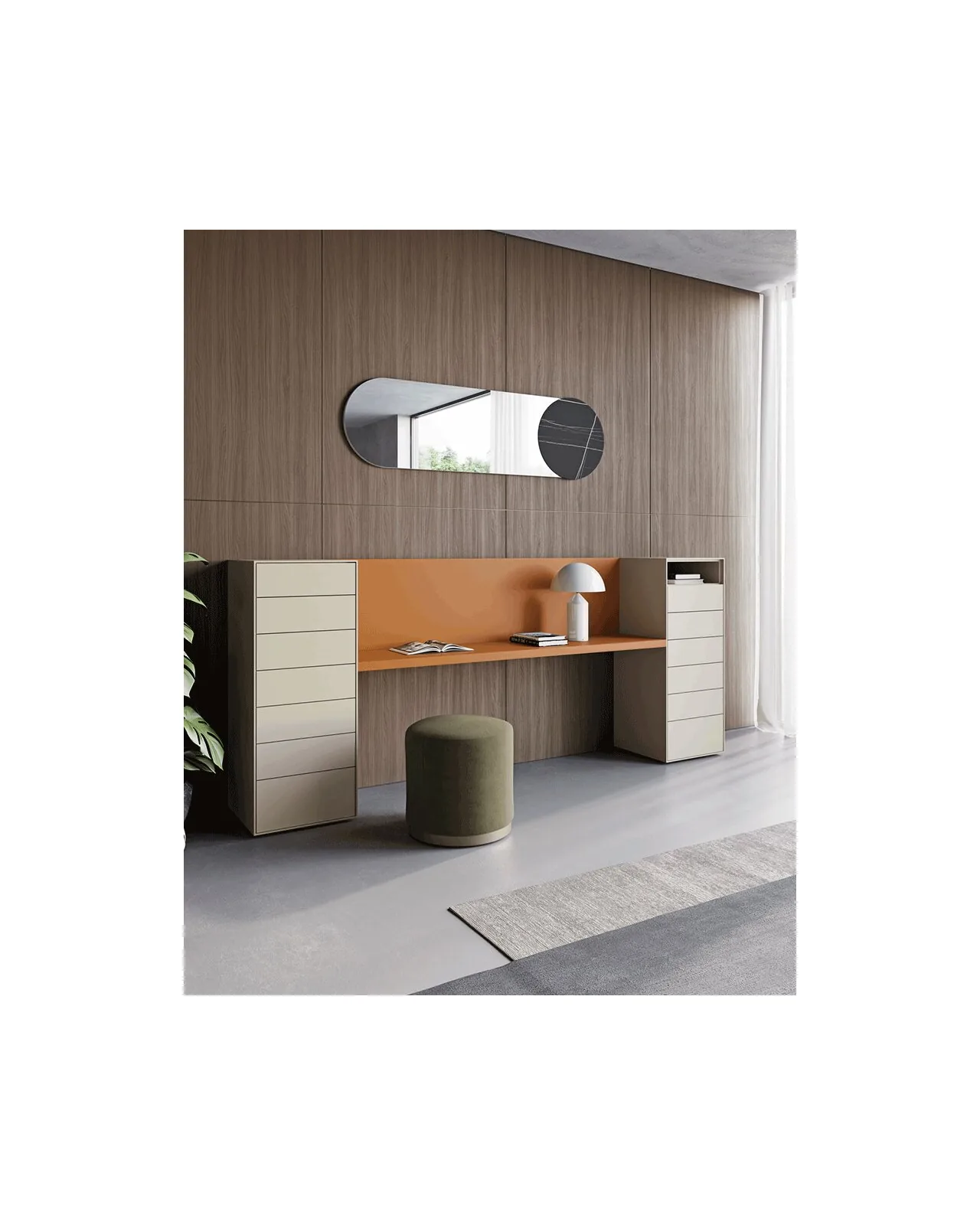Scrivania Modula di Dall'Agnese, ambientata, foto 10 di 10, catalogo Nobili Design