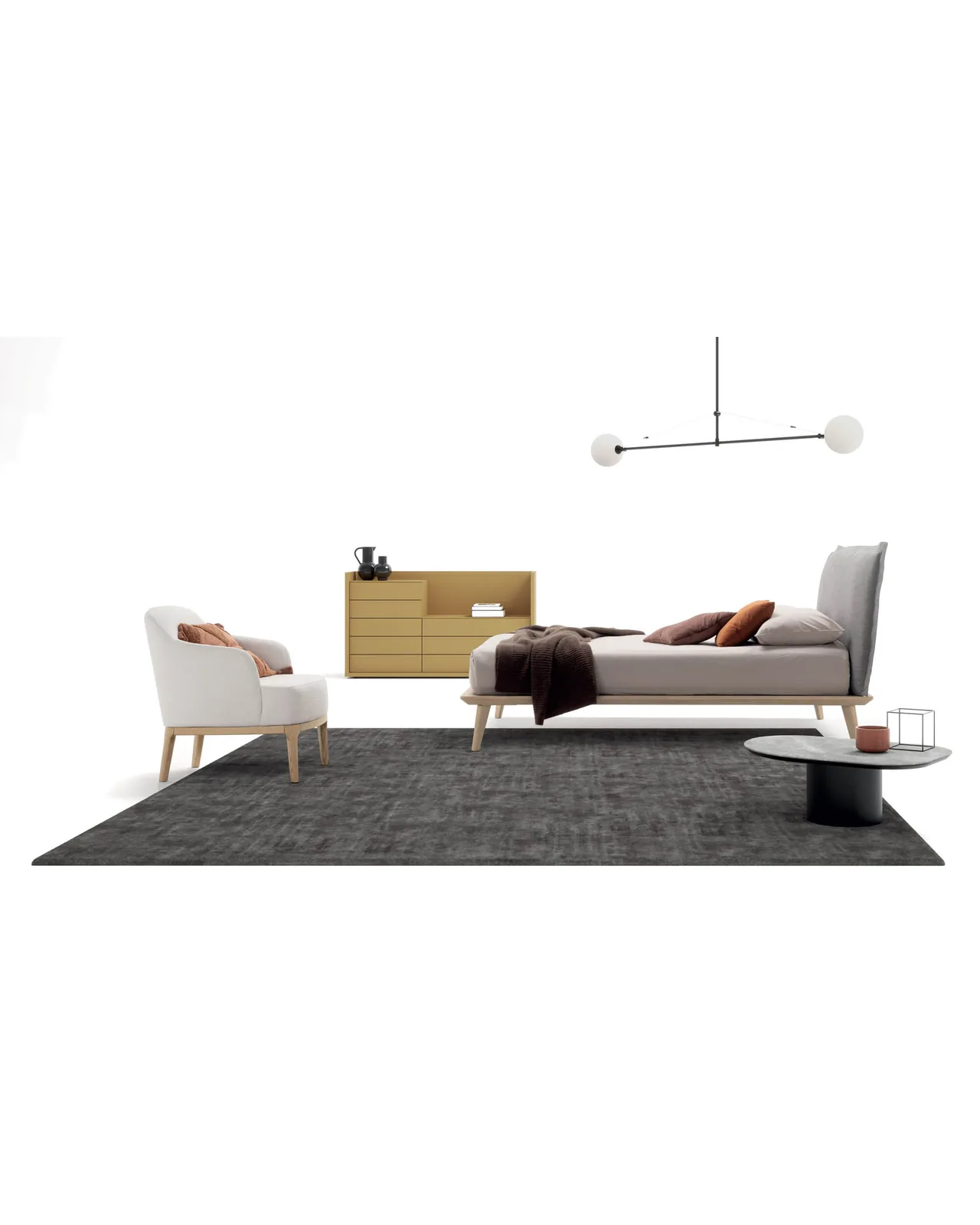 Morgan bed by Dall'Agnese, studio view, photo 2 of 6, Nobili Design catalog