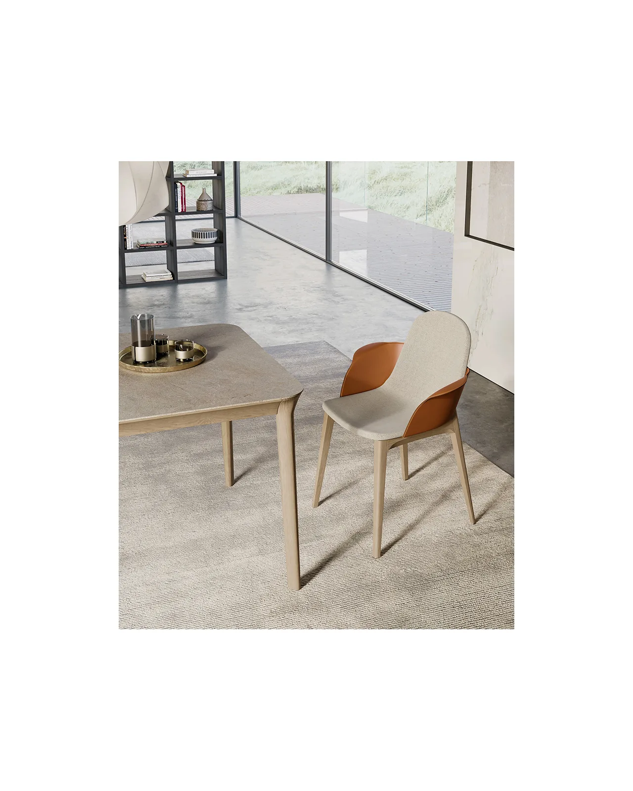 Smooth dining table by Dall'Agnese, in an interior setting, photo 3 of 5