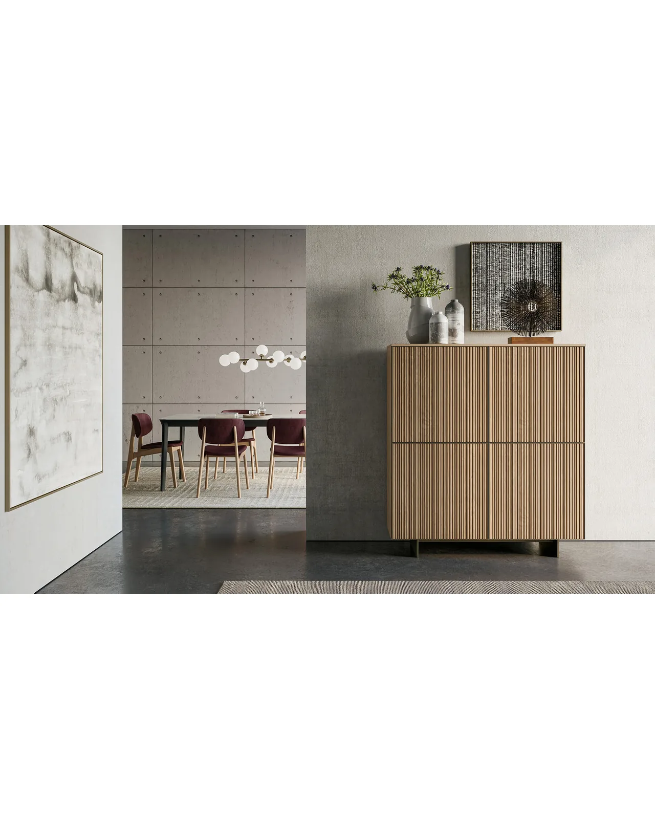 Smooth dining table by Dall'Agnese, in an interior setting, photo 4 of 5