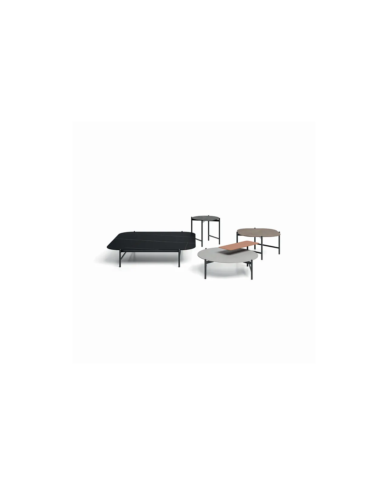 Tavolino Supernova di Dall'Agnese, vista in studio, foto 1 di 4, catalogo Nobili Design