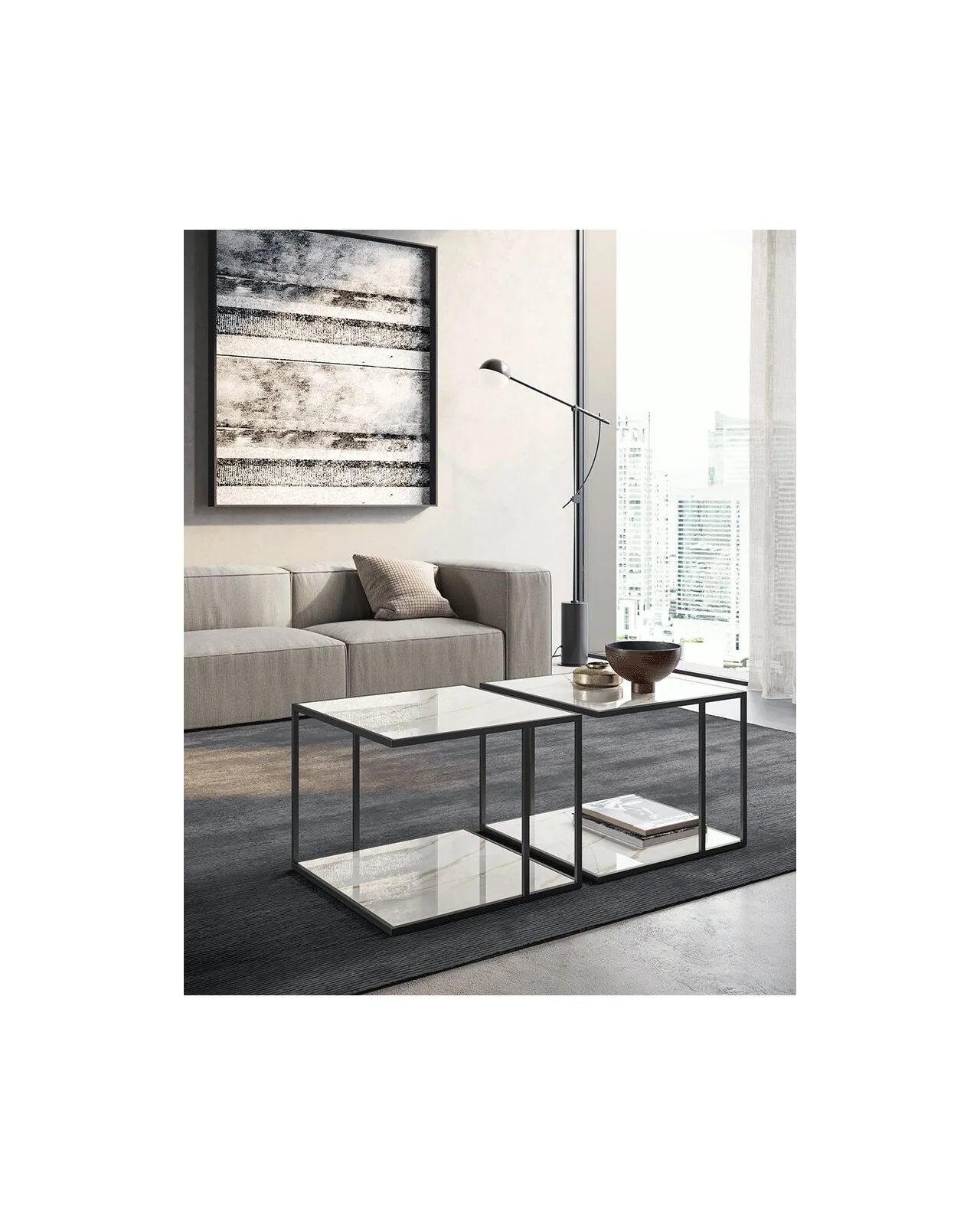 Track coffee table by Dall'Agnese, in an interior setting, photo 3 of 3