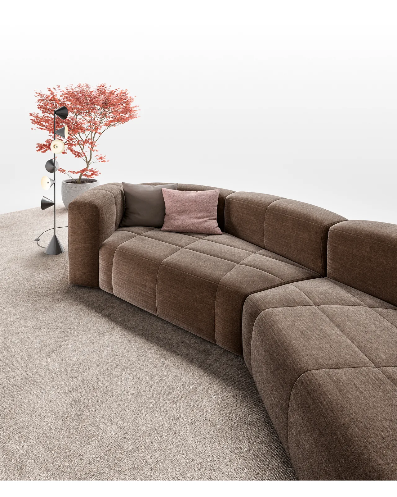Trama sofa by Dall'Agnese, in an interior setting, photo 3 of 4, Nobili Design catalog