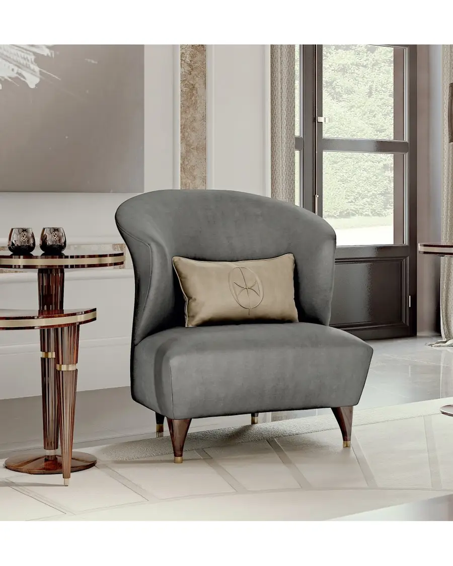 Ellipse Half-Moon Side Table by Francesco Pasi, Italian furniture manufacturer for the living room