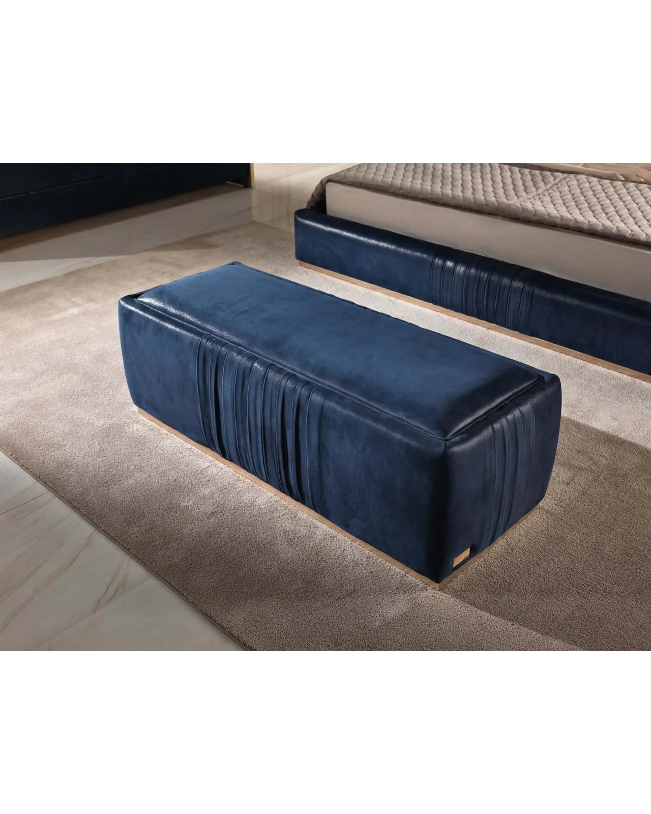 Licena Pouf by Epoque, Exence collection, Italian pouf in a modern living room, photo 1 of 2