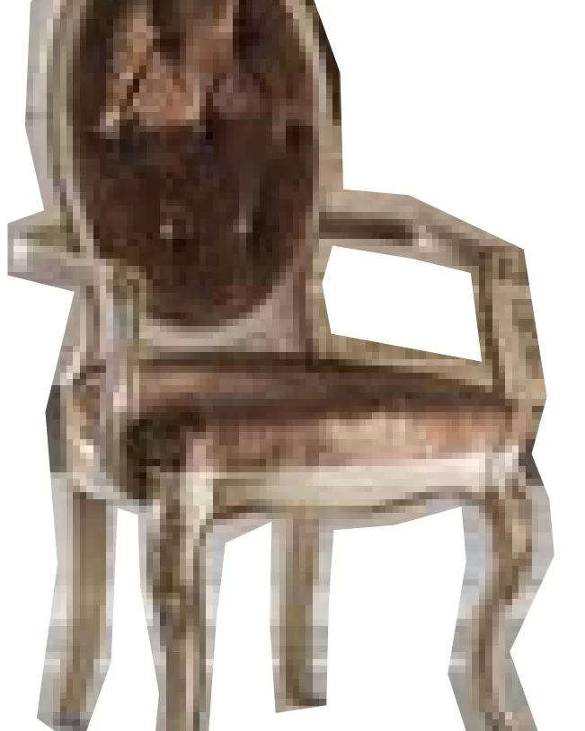 Gran Guardia Tufted Carved Armchair, Fabric by Francesco Pasi, hand-carved cherry furniture for the living room