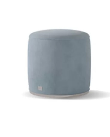 Icon Pouf, Living Room Furniture, in Canaletto walnut, contemporary style, by Francesco Pasi