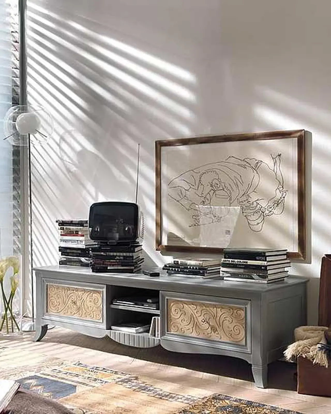 New Deco TV Base with Central Door – Francesco Pasi New Decò, additional living room view 5