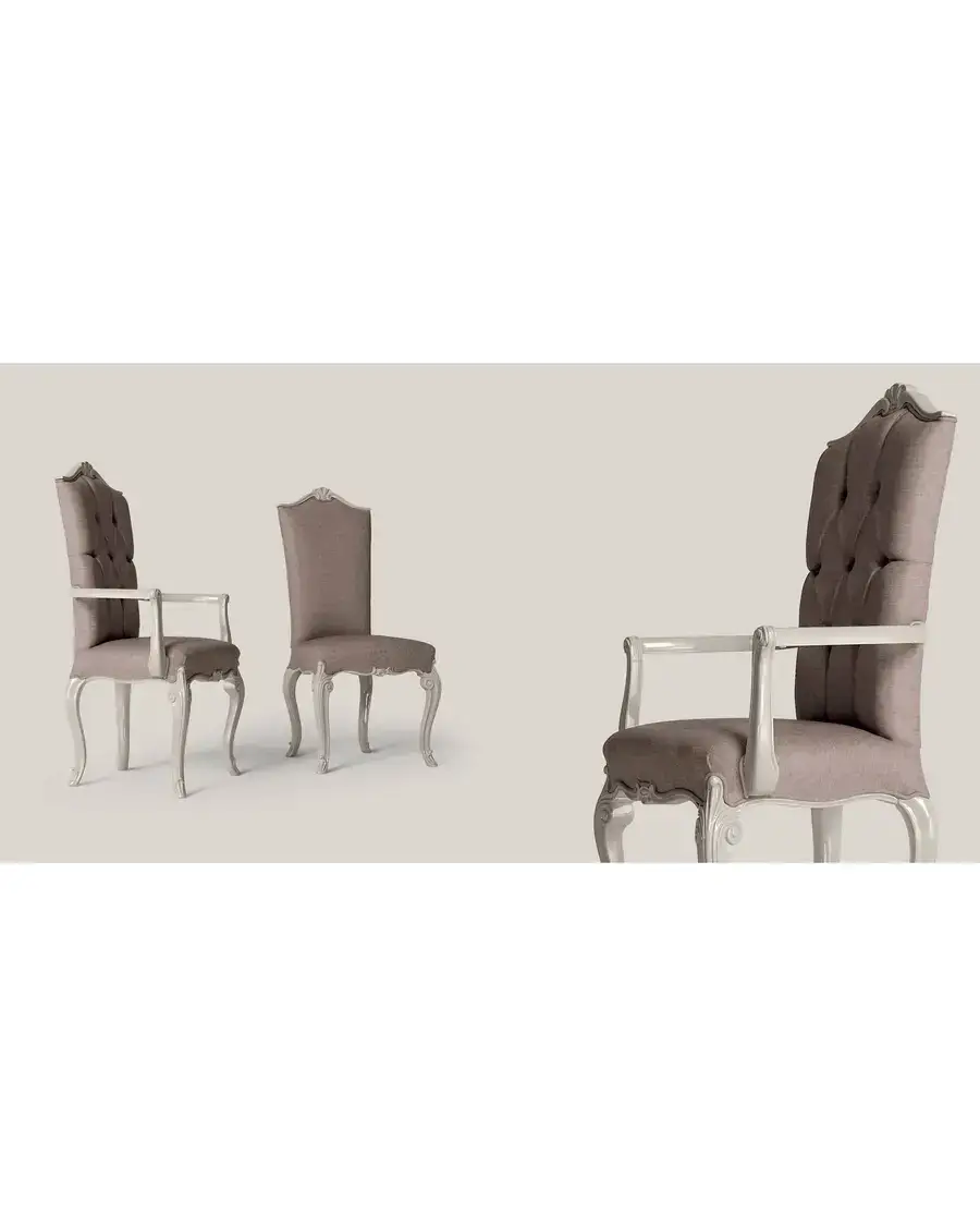 Opera Dining Chair 3015 by Francesco Pasi, Veneto carved furniture for the dining room