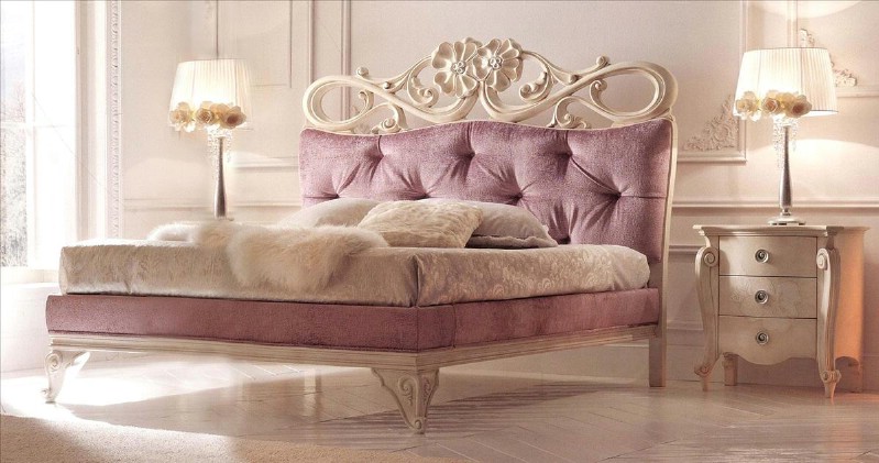 Classic luxury white bedroom furniture Charlotte 2
