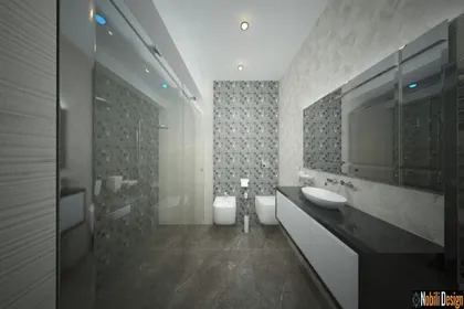 Interior design modern apartment in Marseille France  