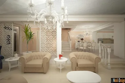 Classic interior design house project 