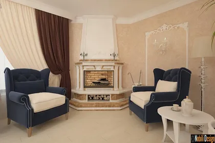 Classic interior design house project 