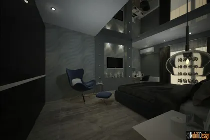 Interior design concept for a modern apartment 