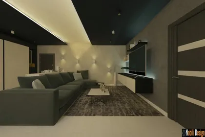 Interior design concept for a modern apartment 