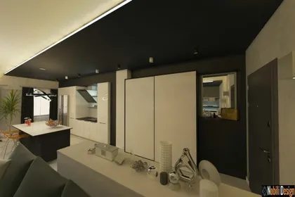Interior design concept for a modern apartment 