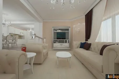 Interior design project for a classic house in Monaco