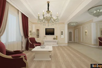 Classic style interior design project for a home in Monaco