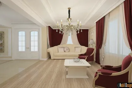 Classic style interior design project for a home in Monaco