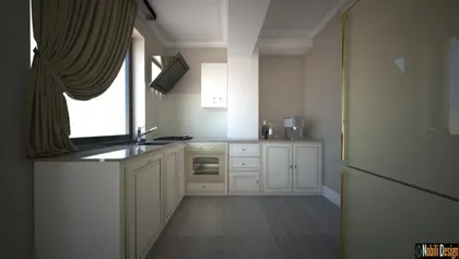 Classic interior design apartment project in Monaco