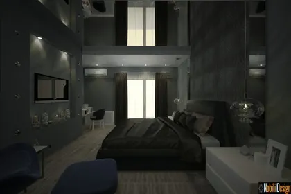 Interior design concept for a modern apartment in Monaco