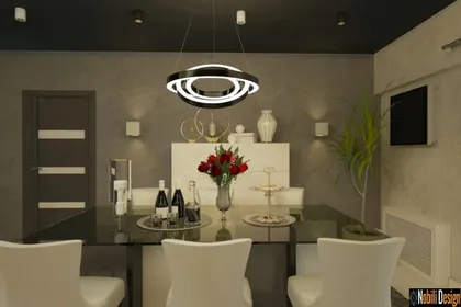 Interior design concept for a modern apartment in Monaco