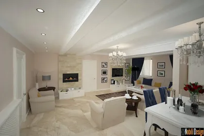 Interior design for a modern apartment in Marseille