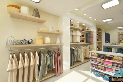 Interior design concept for a clothes shop in Marseille