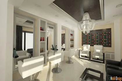 Beauty salon interior design concept in Manchester