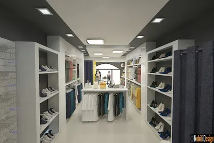 Interior design concept for a clothes shop in Manchester