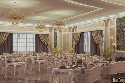 Interior design for a luxury restaurant in Liverpool