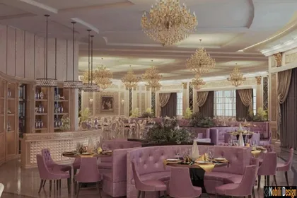 Interior design for a luxury restaurant in Liverpool
