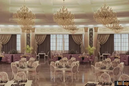 Interior design for a luxury restaurant in Liverpool