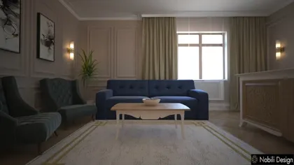 Interior design for the classic style house