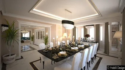 Interior design for the classic style house